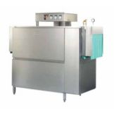 Meiko 64" Double Tank Elec. Rack Conveyor Dishwasher w/ Tall Hood