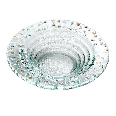 Bon Chef Pebbles Collection 8" Round Glass Bowl
