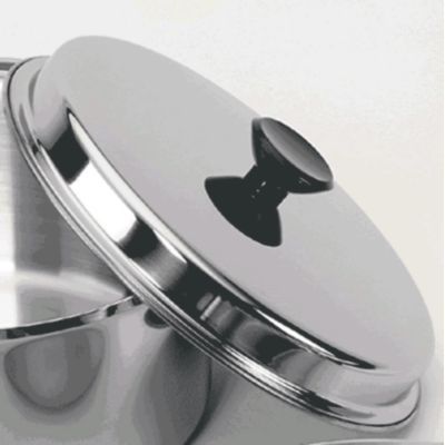 Regalware&reg; S/S Lid for 6 Qt Dutch Oven &amp 10-1/2" Fry Pan