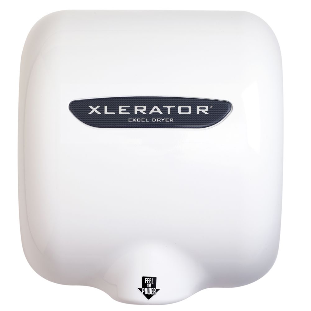 White Xlerator Hand Dryer Model #XL-W, 110/120V, 12.5 AMP