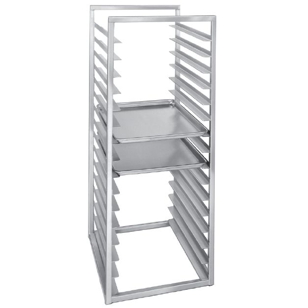 Channel&reg; Aluminum Reach-In Bun Pan Rack f/ 18 x 26" Trays