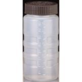 Traex&reg; Clear 16 Oz Dredge with Extra Large Brown Lid