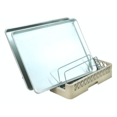 Traex&reg; Open End Beige Sheet Pan Rack