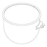 Berkel Stainless Steel 10 Qt Bowl for FMS10 Mixer