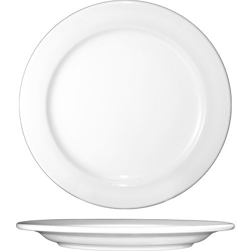 International Tableware Dover&trade; White Porcelain 7-1/8" Plate