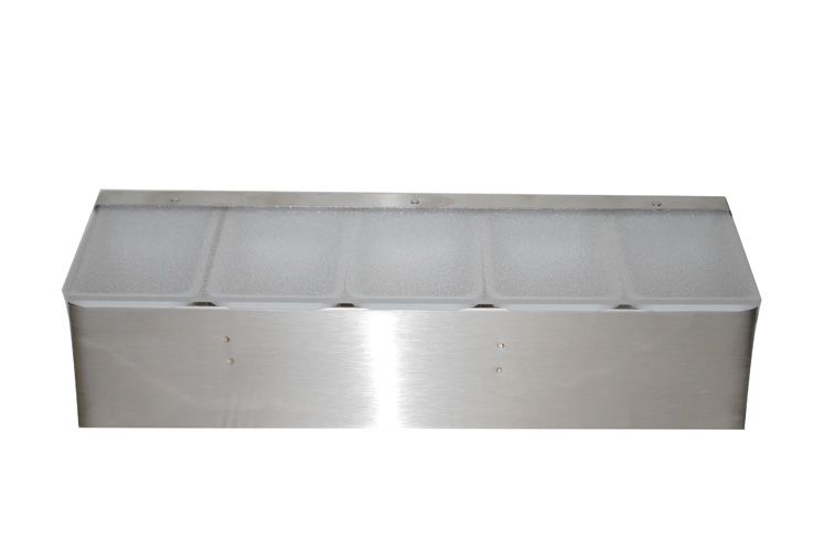 Carlisle S/S Condiment Caddy w/ 1-Piece Lid, 5 pt