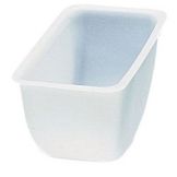 San Jamar&reg; 1-Pint White Condiment Tray Inserts