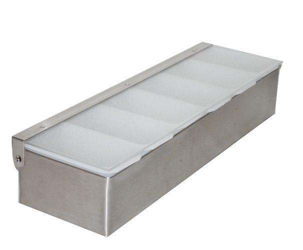 Carlisle S/S Condiment Caddy w/ 1-Piece Lid, 6 pt