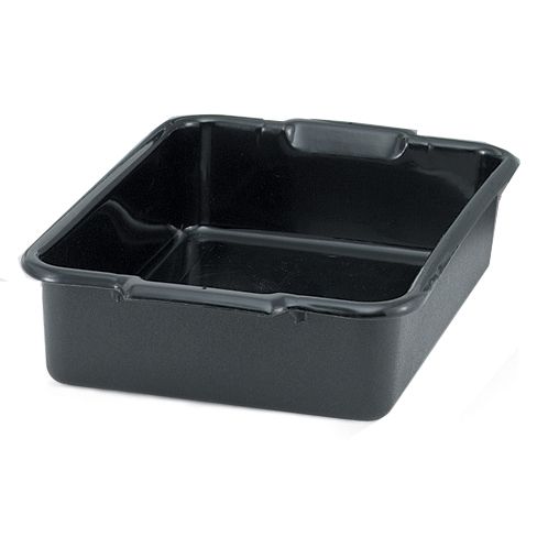Vollrath Black HD Single Compartment 20 x 17 x 5" Dish Box