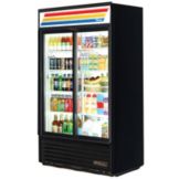 True&reg; Slide Door Slim Line Refrigerator Merchandiser, 33 Cubic Ft