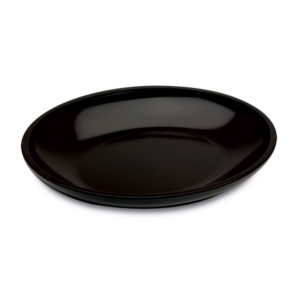 Delfin 4 Qt. Black Oval Metro Bowl