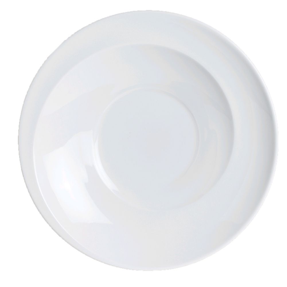 Steelite Montgatina Linneo White 11-7/8" Amonites Flat Plate