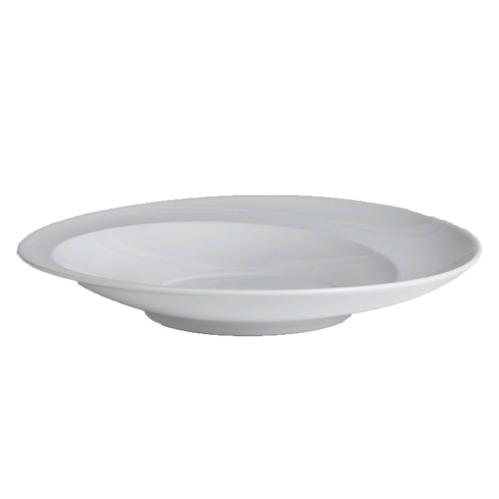 Steelite Montgatina Linneo White 11-7/8" Amonites Flat Plate