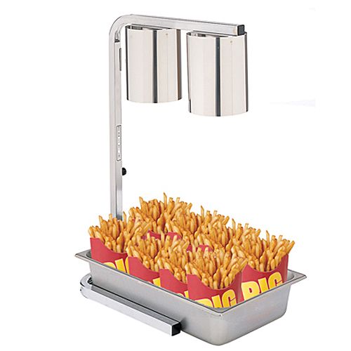 APW Wyott Portable 2 Bulb Freestanding Heat Lamp, DW-1A