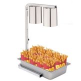 APW Wyott Portable 2 Bulb Freestanding Heat Lamp, DW-1A