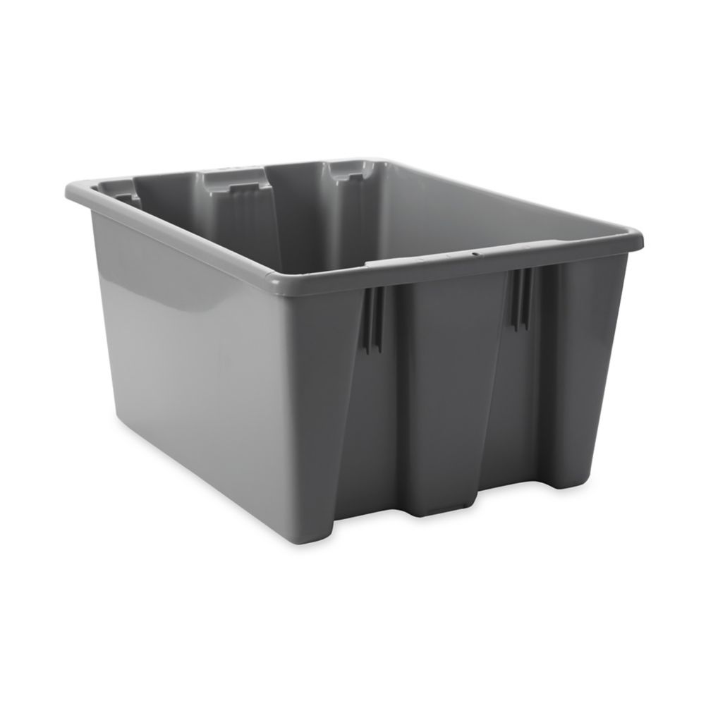 Rubbermaid Palletote&reg; Gray 1.3 cu ft Storage Box