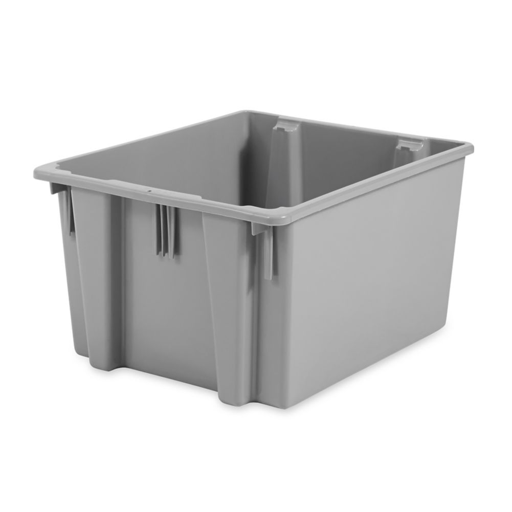 Rubbermaid Palletote&reg; Gray 2.6 cu ft Storage Box