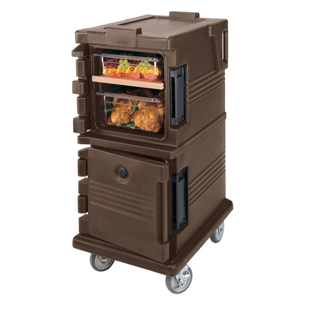 Cambro Dark Brown Ultra Camcarts&reg; Holds 6 Full Size H Food Pans