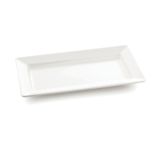 Tablecraft Frostone Collection&trade; White Rectangular Pebbled Tray