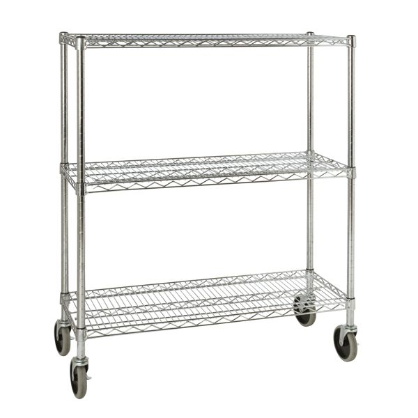 Rubbermaid&reg; 3 Shelf Mobile Rack for Prosave Ingredient Bins