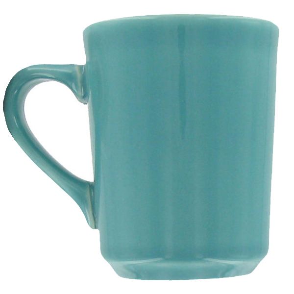 Homer Laughlin China Colorations&trade; Turquoise 8.25 oz Denver Mug