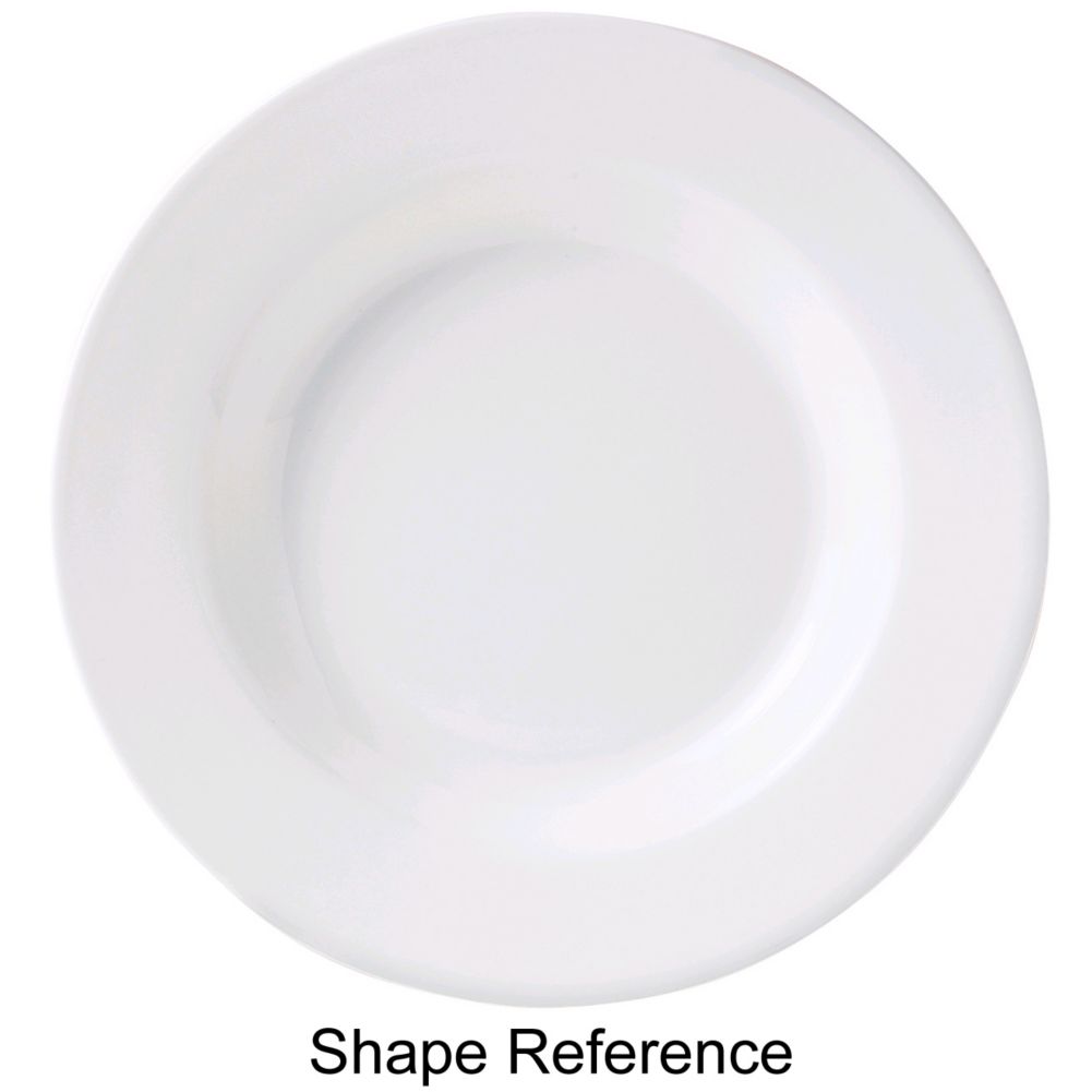 Steelite Distinction Ambassador Hunter Green 12 Oz. Rimmed Soup Plate