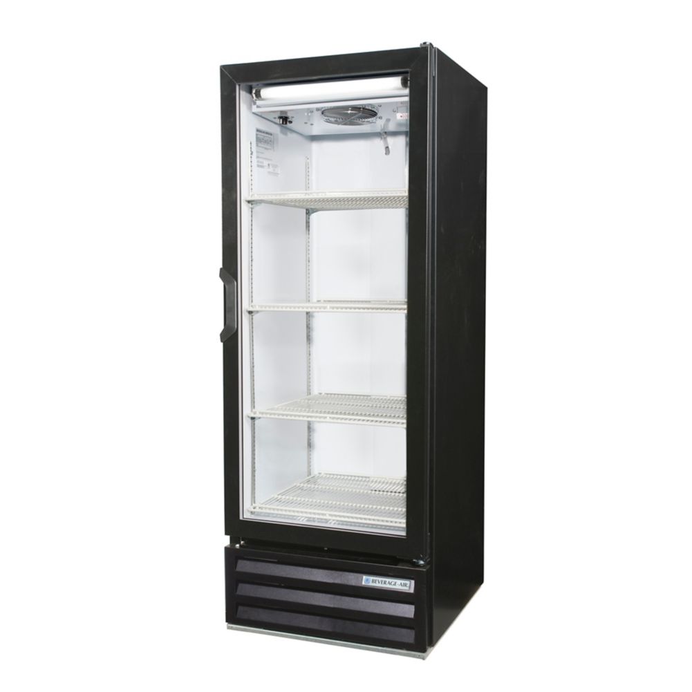 Beverage-Air LumaVue 24" Black Refrigerated Merchandiser