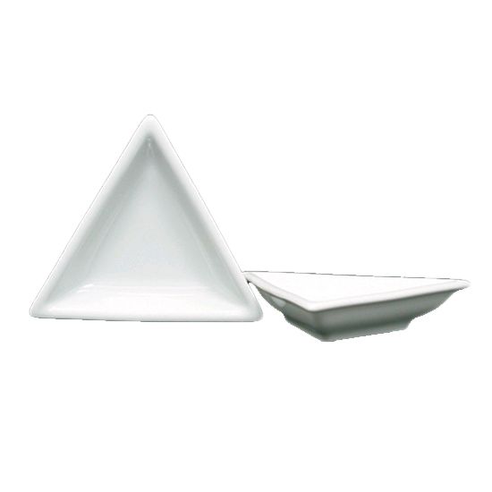 Fortessa&reg; Accentz FSW Triangular 4&frac12;" Dipping Dish