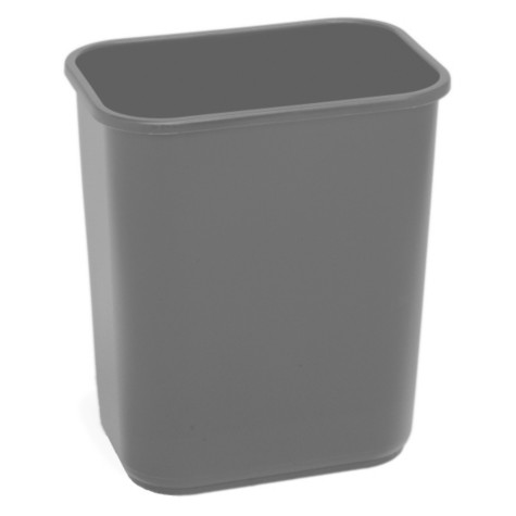 Continental 3200GY Huskee 32 Gallon Gray Round Trash Can