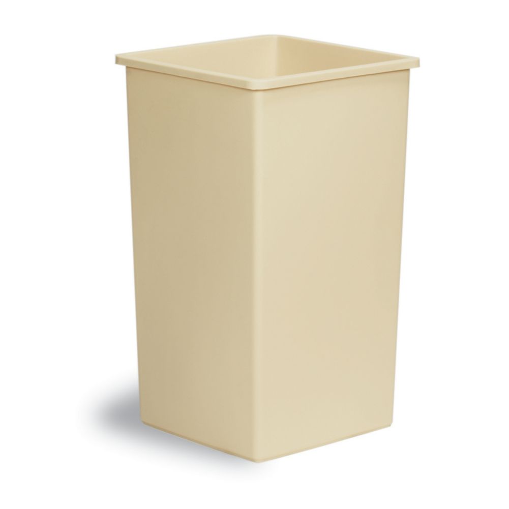 Continental Swingline&trade; Beige Square 25 gal Receptacle