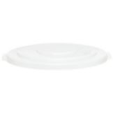 Continental White Lid for Round 10 gal Huskee&trade; Receptacles