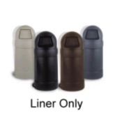 Continental Mfg. Gray / Black 15 Gal Rigid Plastic Container Liner