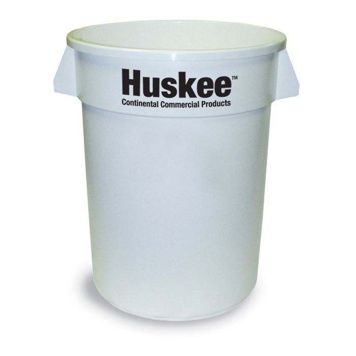 Continental Huskee&trade; White 10 gal Receptacle