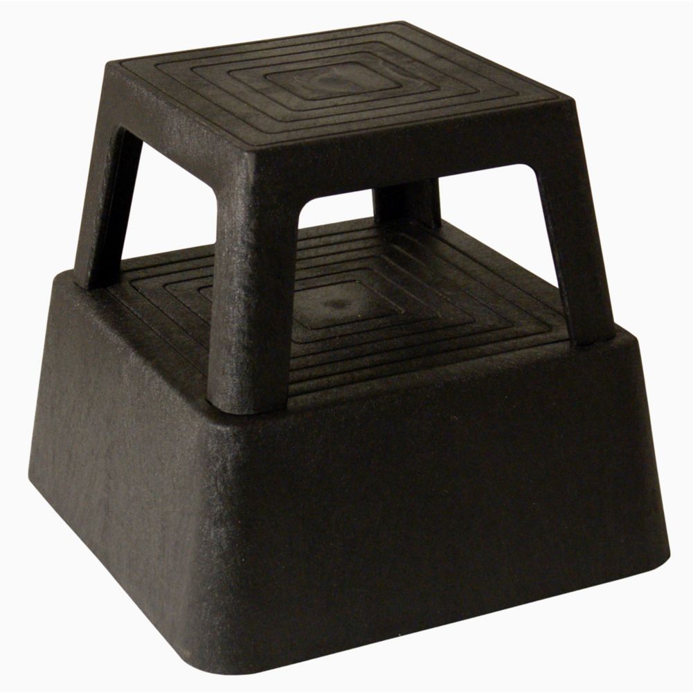 Continental Black Plastic 2-Step 13" Stepstool