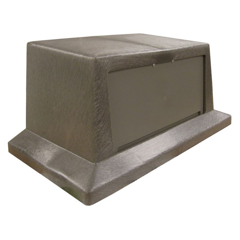 Continental Gray Push Door Lid for Wall Hugger&trade; Receptacles