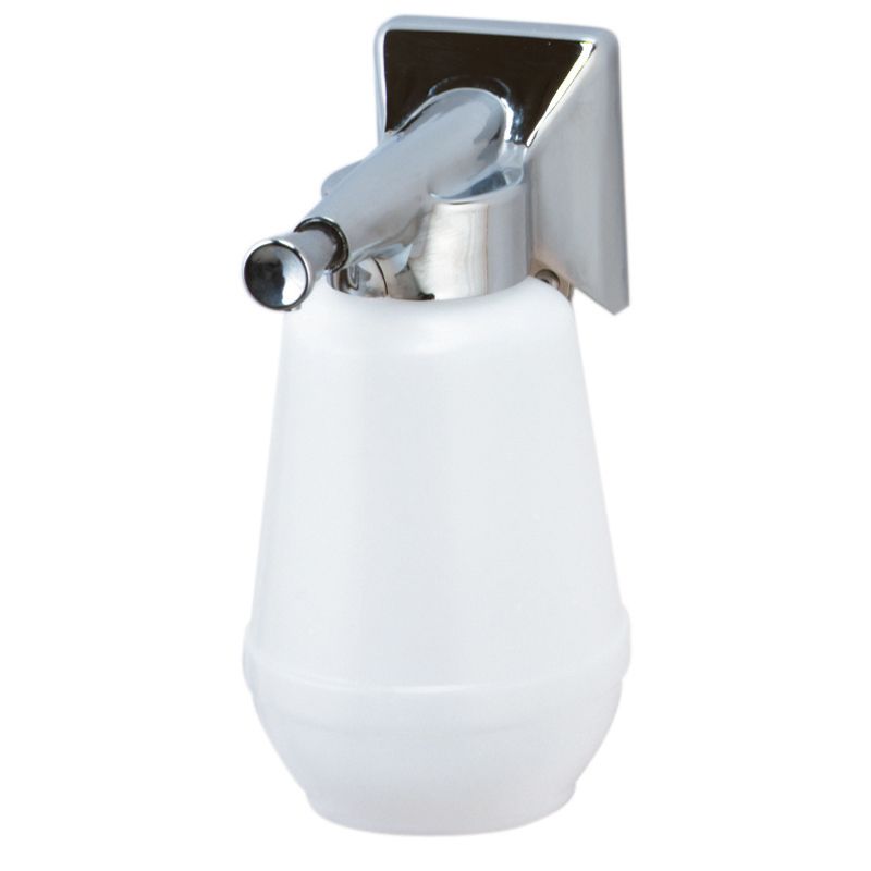 Continental White Plastic Wall Mount 16 oz All-Purpose Soap Dispenser