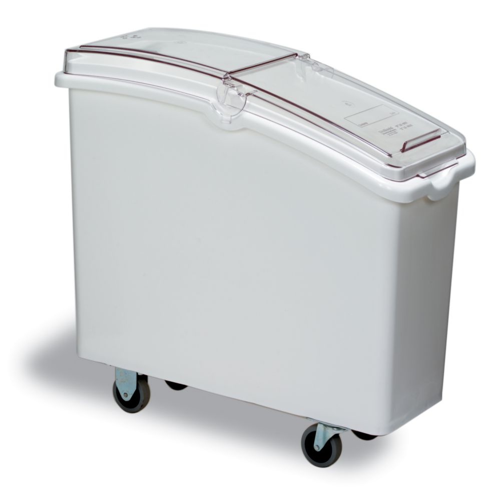 Continental White 21 gal Mobile Ingredient Bin