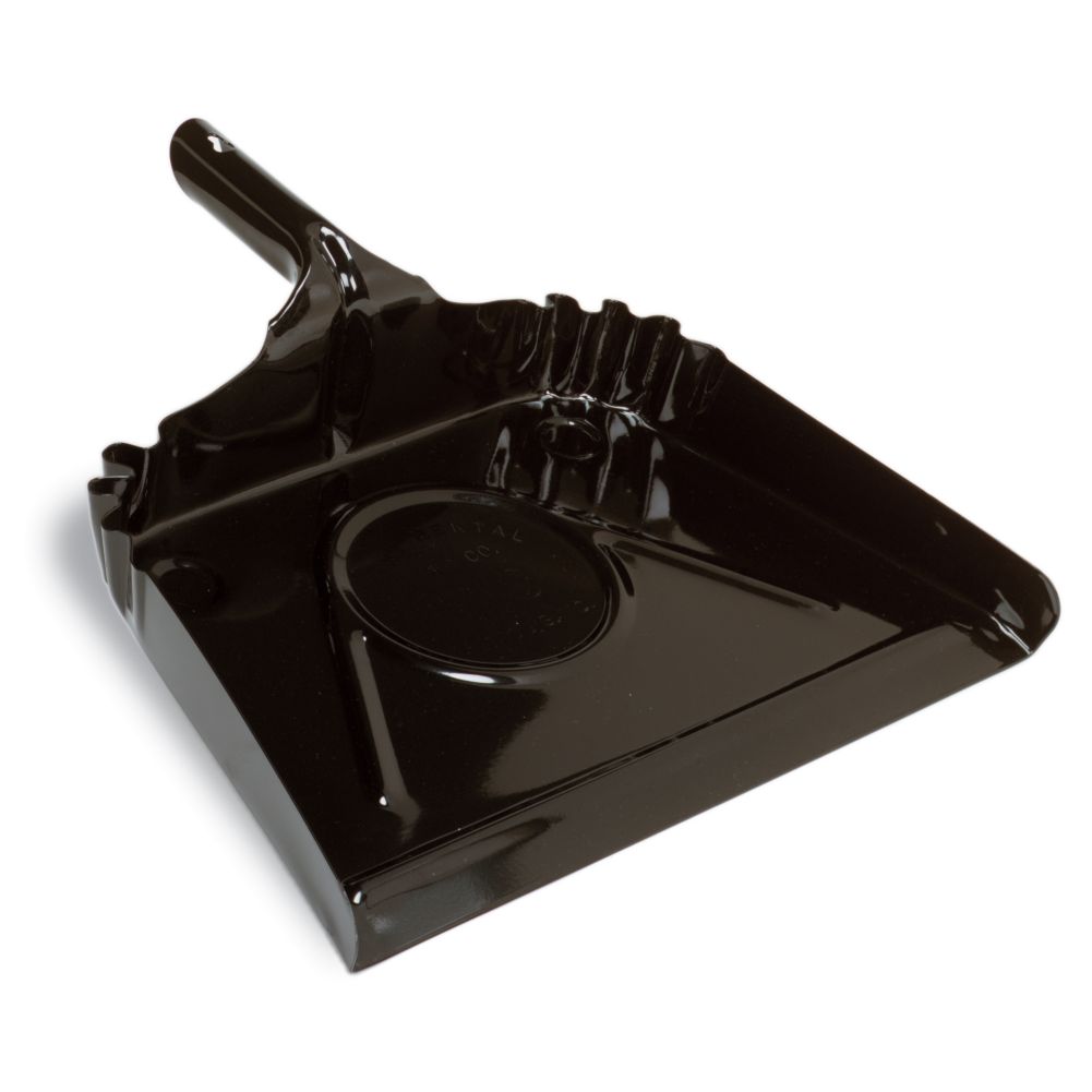 Continental Black Metal Extra Wide 16" Dust Pan