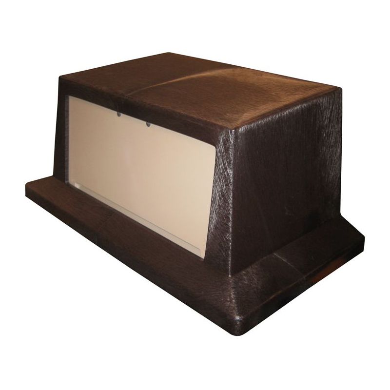 Continental Brown / Beige Push Door Lid for Wall Hugger Receptacles