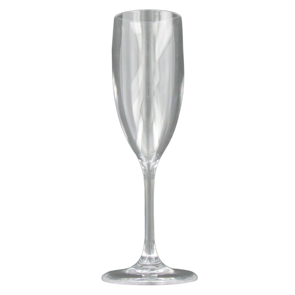 Impulse Clear Polycarbonate 5 Oz. Capri Flute Glass