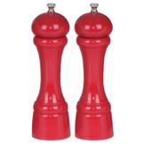 Chef Specialties 8" Pepper and Salt Mill Set, Candy Apple