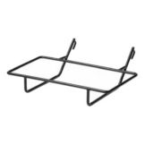 American Metalcraft Small Black Iron 13-1/8" Rectangular Rack