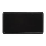 Black Rectangular Tray, 15" x 8" x 1"