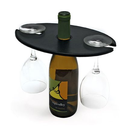 Front Of The House&reg; Black London Water / Wine Amenity Holder