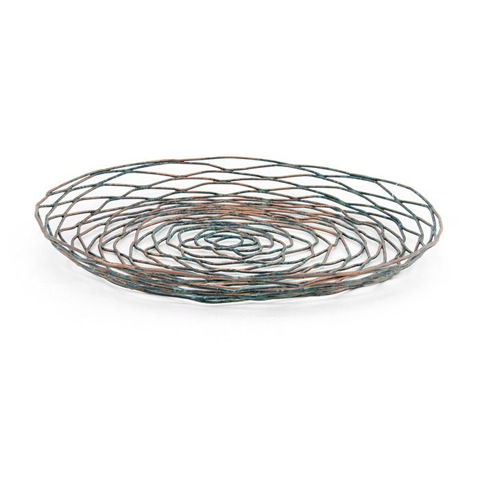 Front Of The House&reg; Patina Wireware&trade; Round Plate