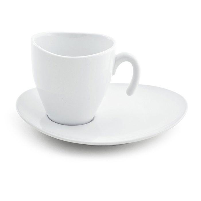 Front Of The House&reg; Ellipse&trade; Stackable 8 Oz Cup and Saucer