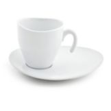 Front Of The House&reg; Ellipse&trade; Stackable 8 Oz Cup and Saucer