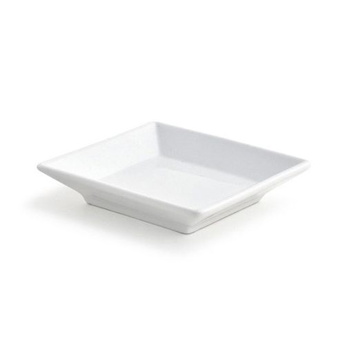 Front Of The House&reg; Kyoto&trade; White Porcelain 1 Oz Square Dish