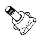 Hobart Replacement Knife Guard Screw f/ Slicer 1612 & 1712