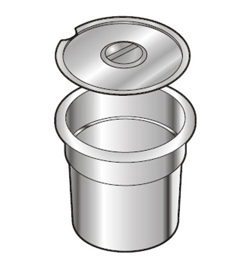 Wells Round Inset w/ Lid for 7 Qt Warmer